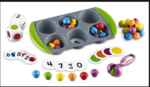 CBFR288: Mini Muffin Match Up Math Activity Set